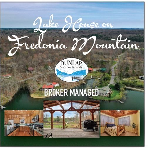 Tradebank Lake House on Fredonia Mountain